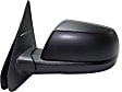 2014-2021 Toyota Tundra - Driver Side Mirror, Power Adjust, Heated, Manual Folding, Textured Black, No Signal Light, No Memory, No Puddle Light, No Auto-Dimming, With Blind Spot Detection in Glass