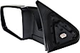 2014 Toyota Tundra - Driver Side Mirror, For Models With Lane Change Assist, Power Adjust, Heated, Chrome, Manual Folding, No Signal Light, With Blind Spot Detection in Glass, No Memory, No Puddle Light, No Auto-Dimming