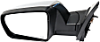 2014 Toyota Tundra - Driver Side Mirror, For Models With Lane Change Assist, Power Adjust, Heated, Chrome, Manual Folding, No Signal Light, With Blind Spot Detection in Glass, No Memory, No Puddle Light, No Auto-Dimming