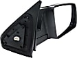 2014 Toyota Tundra - Passenger Side Mirror, For Models With Lane Change Assist, Power Adjust, Heated, Chrome, Manual Folding, No Signal Light, With Blind Spot Detection in Glass, No Memory, No Puddle Light, No Auto-Dimming