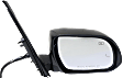 2014 Toyota Sienna L - Passenger Side Mirror, Power Adjust, Heated, Paintable, Power Folding, In-housing Signal Light, With Blind Spot Detection in Glass, With Memory, No Puddle Light, No Auto-Dimming