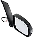 2014 Toyota Sienna L - Passenger Side Mirror, Power Adjust, Heated, Paintable, Power Folding, In-housing Signal Light, With Blind Spot Detection in Glass, With Memory, No Puddle Light, No Auto-Dimming