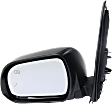 2014 Toyota Sienna - Driver Side Mirror, Power Adjust, Heated, Paintable, Manual Folding, No Signal Light, With Blind Spot Detection in Glass, No Memory, No Puddle Light, No Auto-Dimming