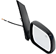 Passenger Side Mirror, Power Adjust, Heated, Manual Folding, Paintable, No Signal Light, Without Memory, With Puddle Light, No Auto-Dimming, No Blind Spot Feature