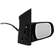 2015 Toyota Sienna XLE - Passenger Side Mirror, Power Adjust, Heated, Paintable, Manual Folding, In-housing Signal Light, With Blind Spot Detection in Glass, With Memory, With Puddle Light, No Auto-Dimming