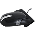 2015 Toyota Sienna XLE - Passenger Side Mirror, Power Adjust, Heated, Paintable, Manual Folding, In-housing Signal Light, With Blind Spot Detection in Glass, With Memory, With Puddle Light, No Auto-Dimming