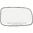 2004-2009 Toyota Prius - Passenger Side Mirror Glass, Non-Heated, No Blind Spot Feature, Convex, With backing plate
