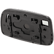 2004-2009 Toyota Prius - Passenger Side Mirror Glass, Non-Heated, No Blind Spot Feature, Convex, With backing plate