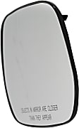 Passenger Side Mirror Glass, Heated, No Blind Spot Feature, Convex, With backing plate, Base Model