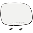 Passenger Side Mirror Glass, Non-Heated, No Blind Spot Feature