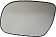 Driver Side Mirror Glass, Non-Heated, No Blind Spot Feature, Backing Plate Included