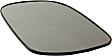 Driver Side Mirror Glass, Non-Heated, No Blind Spot Feature, Backing Plate Included