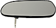 Driver Side Mirror Glass, Non-Heated, No Blind Spot Feature, Backing Plate Included