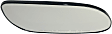 Passenger Side Mirror Glass, Non-Heated, No Blind Spot Feature