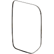 2007-2014 Toyota FJ Cruiser - Passenger Side Mirror Glass, Non-Heated, No Blind Spot Feature, Convex, With backing plate