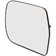 Driver Side Mirror Glass, Heated, No Blind Spot Feature, Backing Plate Included