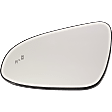 Driver Side Mirror Glass, Heated, With Blind Spot Detection in Glass, 4 Cyl., 2.0L Engine, Japan/Turkey Built Vehicle