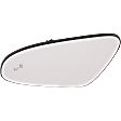 Driver Side Mirror Glass, Heated, With Blind Spot Detection in Glass, 4 Cyl., 2.0L Engine, Japan/Turkey Built Vehicle