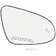 Passenger Side Mirror Glass, Heated, With Blind Spot Detection in Glass, 4 Cyl., 2.0L Engine, Japan/Turkey Built Vehicle
