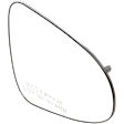 Passenger Side Mirror Glass, Heated, No Blind Spot Feature
