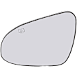 Driver Side Mirror Glass, Heated, No Blind Spot Feature