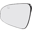 Driver Side Mirror Glass, Heated, No Blind Spot Feature