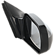Passenger Side Mirror, Power Adjust, Non-Heated, Non-Folding, Paintable, No Signal Light, No Memory, No Puddle Light, No Auto-Dim, No Blind Spot Feature