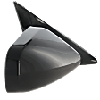 Passenger Side Mirror, Power Adjust, Non-Heated, Non-Folding, Paintable, No Signal Light, No Memory, No Puddle Light, No Auto-Dim, No Blind Spot Feature