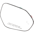 2024 Toyota Corolla - Mirror Glass Passenger Side, Japan or North America Built Vehicle, Heated, With Blind Spot Detection in Glass, No Signal Light