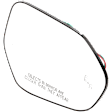 2024 Toyota Corolla - Mirror Glass Passenger Side, Japan or North America Built Vehicle, Heated, With Blind Spot Detection in Glass, No Signal Light