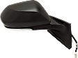 Passenger Side Mirror, Power Adjust, Manual Folding, Heated, Paintable, No Signal Light, No Memory, Puddle Light, and Auto-Dimming, With Blind Spot Detection in Glass, 4 Cyl., 1.8L Engine