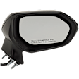 Passenger Side Mirror, Power Adjust, Heated, Manual Folding, Paintable, No Signal Light, No Memory, No Puddle Light, No Auto-Dim, No Blind Spot Feature