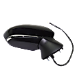 Passenger Side Mirror, Power Adjust, Manual Folding, Heated, Paintable, In-housing Signal Light, No Memory, No Puddle Light, No Auto-Dimming, No Blind Spot Feature