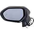 Driver Side Mirror, Power Adjust, Manual Folding, Heated, Paintable, In-housing Signal Light, No Memory, No Puddle Light, No Auto-Dimming, With Blind Spot Detection in Glass