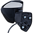 2020-2023 Toyota Highlander - Passenger Side Mirror, Power, Manual Folding, Heated, Paintable, In-Housing Signal Light, No Memory, No Puddle Light, No Auto-Dimming, No Blind Spot Feature