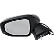 Driver Side Mirror, Power Adjust, Manual Folding, Heated, Paintable, In-Housing Signal Light, No Memory, No Puddle Light, No Auto-Dimming, With Blind Spot Detection in Glass