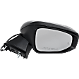 Passenger Side Mirror, Power Adjust, Manual Folding, Heated, Paintable, In-Housing Signal Light, No Memory, No Puddle Light, No Auto-Dimming, With Blind Spot Detection in Glass