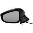 Driver Side Mirror, Power Adjust, Manual Folding, Heated, Paintable, No Signal Light, No Memory, No Puddle Light, No Auto-Dimming, No Blind Spot Feature