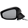 2024 Toyota Corolla Cross Hybrid S - Driver Side Mirror, Power Adjust, Heated, Textured Black, Manual Folding, No Signal Light, No Blind Spot Feature, No Memory, No Puddle Light, No Auto-Dimming