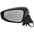 Driver Side Mirror, Power Adjust, Power Folding, Heated, Paintable, In-housing Signal Light, No Memory, With Puddle Light, No Auto-Dimming, With Blind Spot Detection in Glass, 4 Cyl., 2.5L Engine