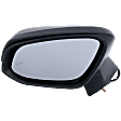 Driver Side Mirror, Power Adjust, Heated, Manual Folding, Paintable, In-housing Signal Light, No Memory, With Puddle Light, No Auto-Dim, With Blind Spot Detection in Glass