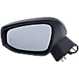 Driver Side Mirror, Power Adjust, Heated, Manual Folding, Paintable, In-housing Signal Light, No Memory, With Puddle Light, No Auto-Dim, With Blind Spot Detection in Glass