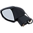 Driver Side Mirror, Power Adjust, Heated, Manual Folding, Paintable, In-housing Signal Light, No Memory, With Puddle Light, No Auto-Dim, With Blind Spot Detection in Glass