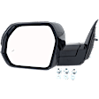 Driver Side Mirror, Power Adjust, Heated, Power Folding, Paintable, In-housing Signal Light, With Memory, No Puddle Light, No Auto-Dim, With Blind Spot Detection in Glass