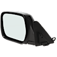 1990-1997 Toyota Land Cruiser - Driver Side Mirror, Power, Manual Folding, Non-Heated, Paintable, No Signal Light, No Memory, No Puddle Light, No Auto-Dimming, No Blind Spot Feature, Base Model