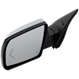 2014-2021 Toyota Tundra - Driver Side Mirror, Power Adjust, Heated, Power Folding, Chrome, In-glass Signal Light, With Memory, With Puddle Light, No Auto-Dimming, With Blind Spot Detection in Glass