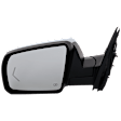 2014-2021 Toyota Tundra - Driver Side Mirror, Power Adjust, Heated, Power Folding, Chrome, In-glass Signal Light, With Memory, With Puddle Light, No Auto-Dimming, With Blind Spot Detection in Glass