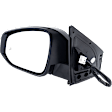 Driver Side Mirror, Power Adjust, Heated, Manual Folding, Paintable, In-housing Signal Light, No Memory, No Puddle Light, No Auto-Dim, With Blind Spot Detection in Glass
