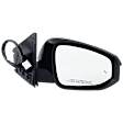 Passenger Side Mirror, Power Adjust, Heated, Manual Folding, Paintable, In-housing Signal Light, No Memory, No Puddle Light, No Auto-Dim, With Blind Spot Detection in Glass