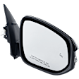 Passenger Side Mirror, Power Adjust, Heated, Manual Folding, Paintable, In-housing Signal Light, No Memory, No Puddle Light, No Auto-Dim, With Blind Spot Detection in Glass